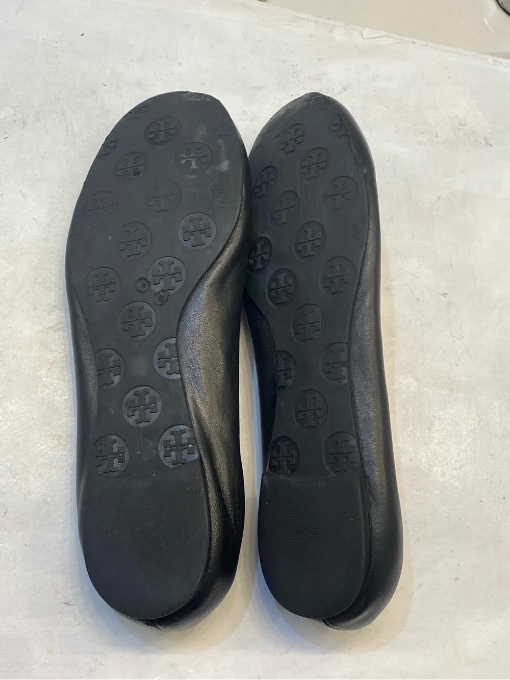 Tory Burch Reva flat size 8.5M good condition good bottom, clean interior